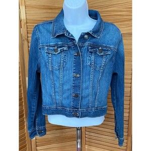 Old Navy Women’s Denim Button Front Blue Jean Jacket Size S/P/P